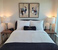 Principal Bedroom Queen Mattress Fully Furnished Apartment Suite Toronto East
