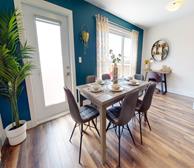 2 Dining Room Living Room Open Concept Kitchen Fully Furnished Townhouse Dartmouth NS