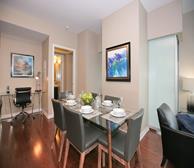 Dining Room Fully Furnished Apartment Suite Toronto