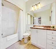 311 Master Bathroom Soaker Tub Fully Furnished Apartment Suite Kanata