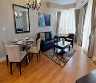 Dining Room Fully Furnished Apartment Suite Markham