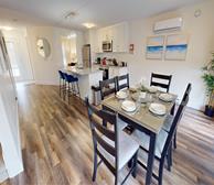 Open Space Living Room Dining Room and Kitchen Fully Furnished Townhouse Suite Dartmouth NS