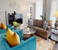 Open Space Living Room Dining Room Fully Furnished Apartment Suite Dartmouth NS