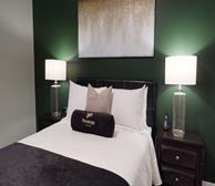 Master Bedroom Queen Mattress Fully Furnished Apartment Suite Midtown Toronto