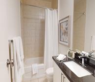 Master Bathroom 3 Piece Fully Furnished Apartment Suite Midtown Toronto