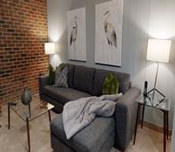 Living Room Free WiFi Fully Furnished Apartment Suite Midtown Toronto