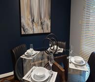 Dining Room Fully Furnished Apartment Suite Midtown Toronto