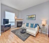Living Room Free WiFi Fully Furnished Apartment Suite Ottawa