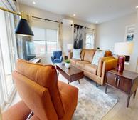 5  Living Room Free WiFi Fully Furnished Residence, Three Bedroom Suite Moncton New Brunswick