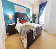 4 Primary Bedroom Queen Mattress Fully Furnished Short Term Apartment Rental Moncton NB