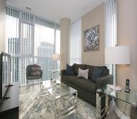 Living Room Free WiFi Fully Furnished Apartment Suite Toronto