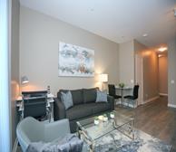 Living Room Free WiFi Fully Furnished Apartment Suite Toronto