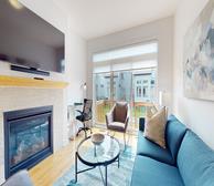 Living Room Free WiFi Fully Furnished Apartment Suite Ottawa