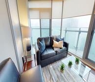 ICE Condos - Furnished Living Room