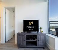 Fully Furnished Condo / Living Room and Kitchen