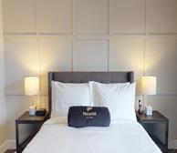 Principal Bedroom Queen Mattress Fully Furnished Apartment Suite Oakville