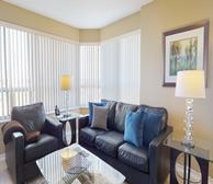 Living Room Free WiFi Fully Furnished Apartment Suite Mississauga