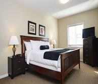 Master Bedroom King Mattress Fully Furnished Apartment Suite Kitchener