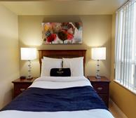 Master Bedroom Queen Mattress Fully Furnished Apartment Suite Mississauga