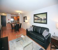 Living Room Free WiFi Fully Furnished Apartment Suite Markham