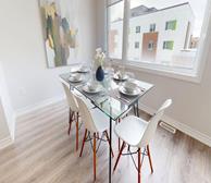 Rockcliffe Village - Fully furnished townhouse in Ottawa dining room with seating for six - Premiere Suites