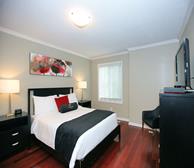 Master Bedroom Queen Mattress Fully Furnished Apartment Suite Markham