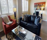 Living Room Free WiFi Fully Furnished Apartment Suite Richmond Hill