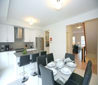 Kitchen Fully Equipped Five Appliances Stainless Steel Maple