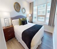 Second Bedroom Queen Mattress Fully Furnished Apartment Suite Halifax NS