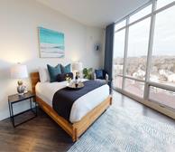 Second Bedroom Queen Mattress Fully Furnished Apartment Suite Halifax NS