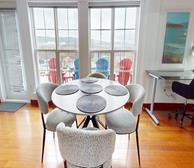 57 Harvey Road - Short-term rental in St. John's furnished apartment dining room with ocean views - Premiere Suites