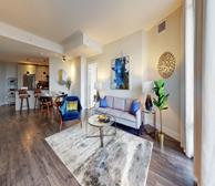 Living Room Free WiFi Fully Furnished Apartment Waterview Suite Halifax NS