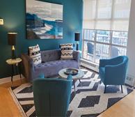 9 Living Room Free WiFi Fully Furnished Apartment Harbour View Suite Bishop's Landing Halifax NS