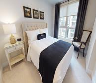 Second Bedroom Queen Mattress Fully Furnished Apartment Suite Oakville
