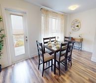 Dining Room Living Room Open Concept Kitchen Fully Furnished Townhouse Dartmouth NS