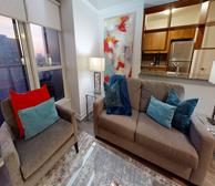 Living Room Free WiFi Fully Furnished Apartment Suite Scarborough