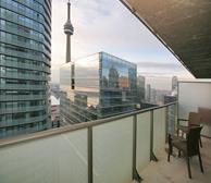 Balcony View - Free WiFi Fully Furnished Apartment Suite Toronto
