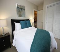 Master Bedroom Fully Furnished Apartment Suite The Keelson Kings Wharf Dartmouth NS