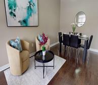 Dining Room Fully Furnished Apartment Suite Brampton