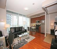 Living Room Free WiFi Fully Furnished Apartment Suite Toronto