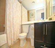 Bathroom 3 Piece Fully Furnished Apartment Suite Markham