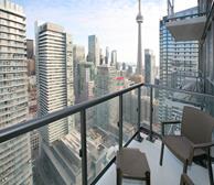 Balcony View - Free WiFi Fully Furnished Apartment Suite Toronto