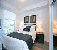 Bedroom Queen Mattress Fully Furnished Apartment Suite North York