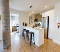 2 Open Space Living Room Dining Room and Kitchen Fully Furnished Apartment Suite Halifax NS