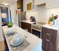 Kitchen Fully Equipped Five Appliances Stainless Steel Downtown Toronto