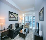 Living Room Free WiFi Fully Furnished Apartment Suite North York