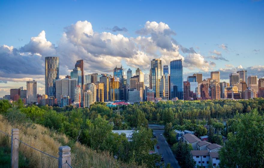 Toronto skyline view